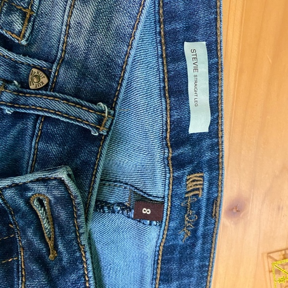 Kut from the Kloth Stevie distressed straight leg jeans - Picture 2 of 6